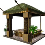 Tiki Hut Bar - Architecture for facebook city building game